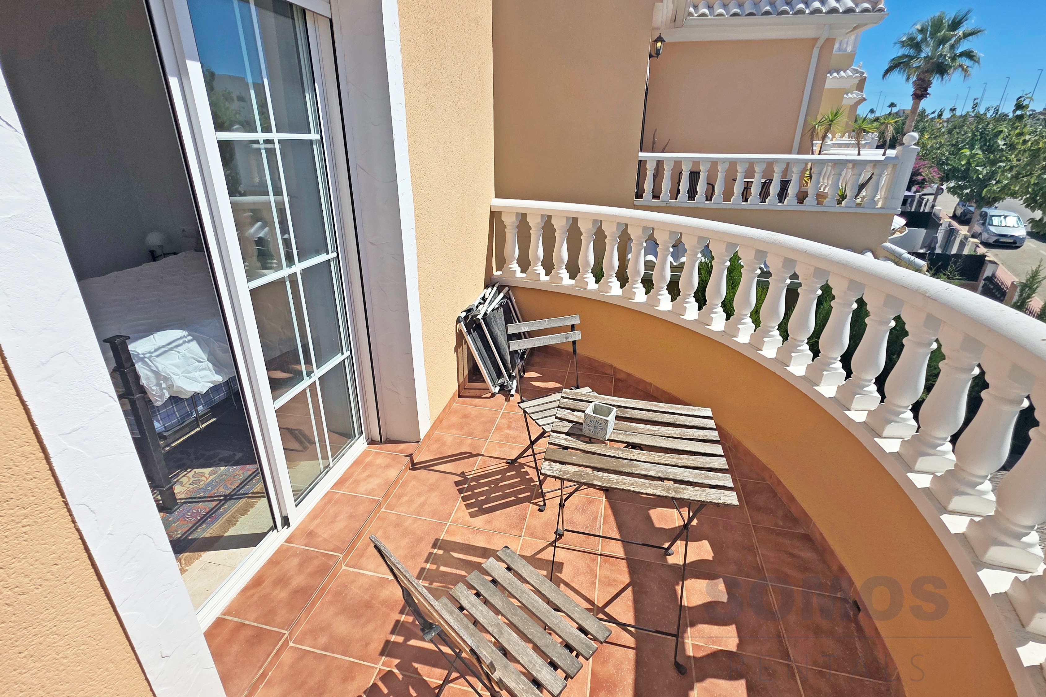 Bedroom 1 balcony — Villa Dali, Urb La Marina